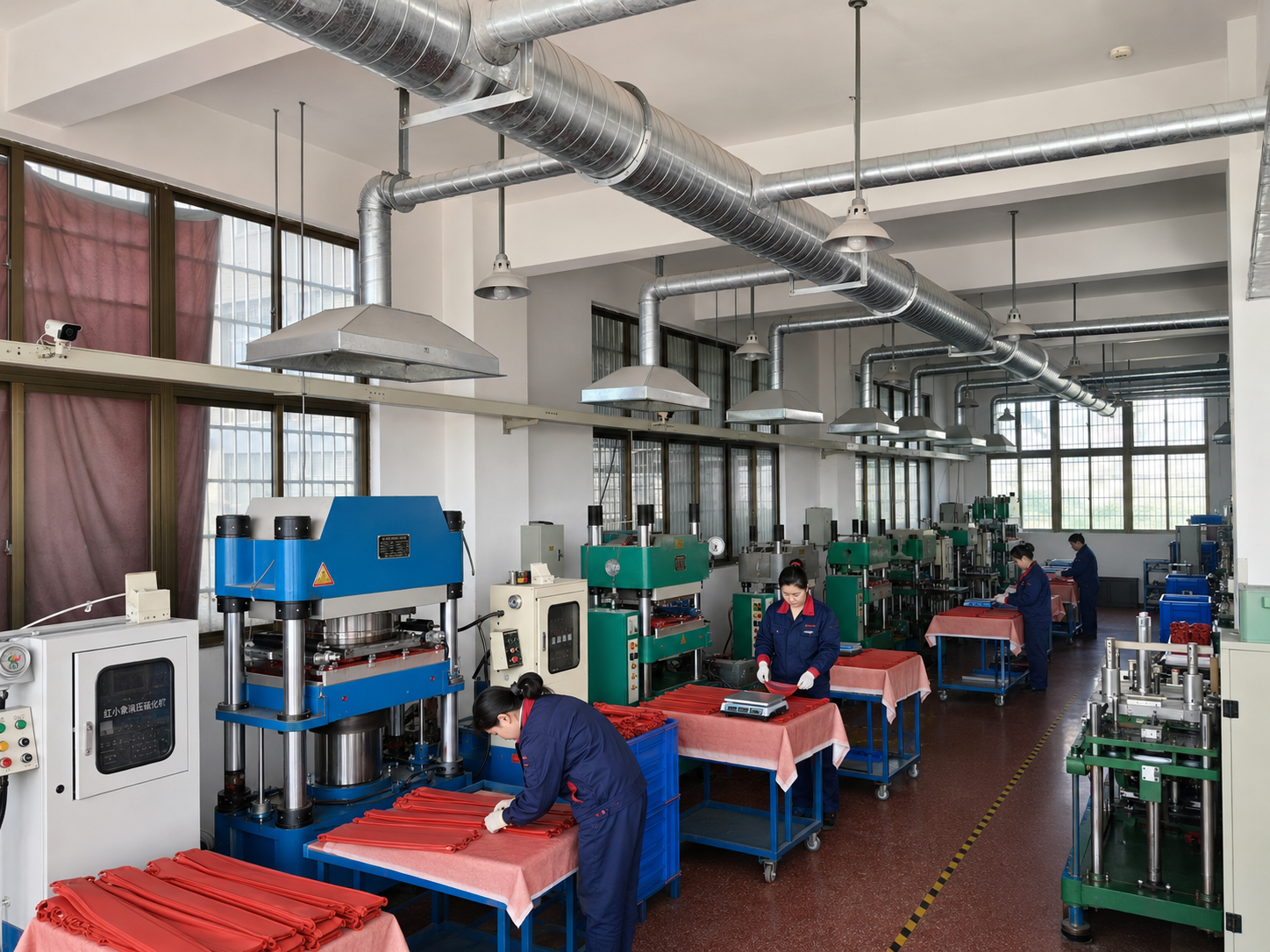 Silicone-rubber molding workshop